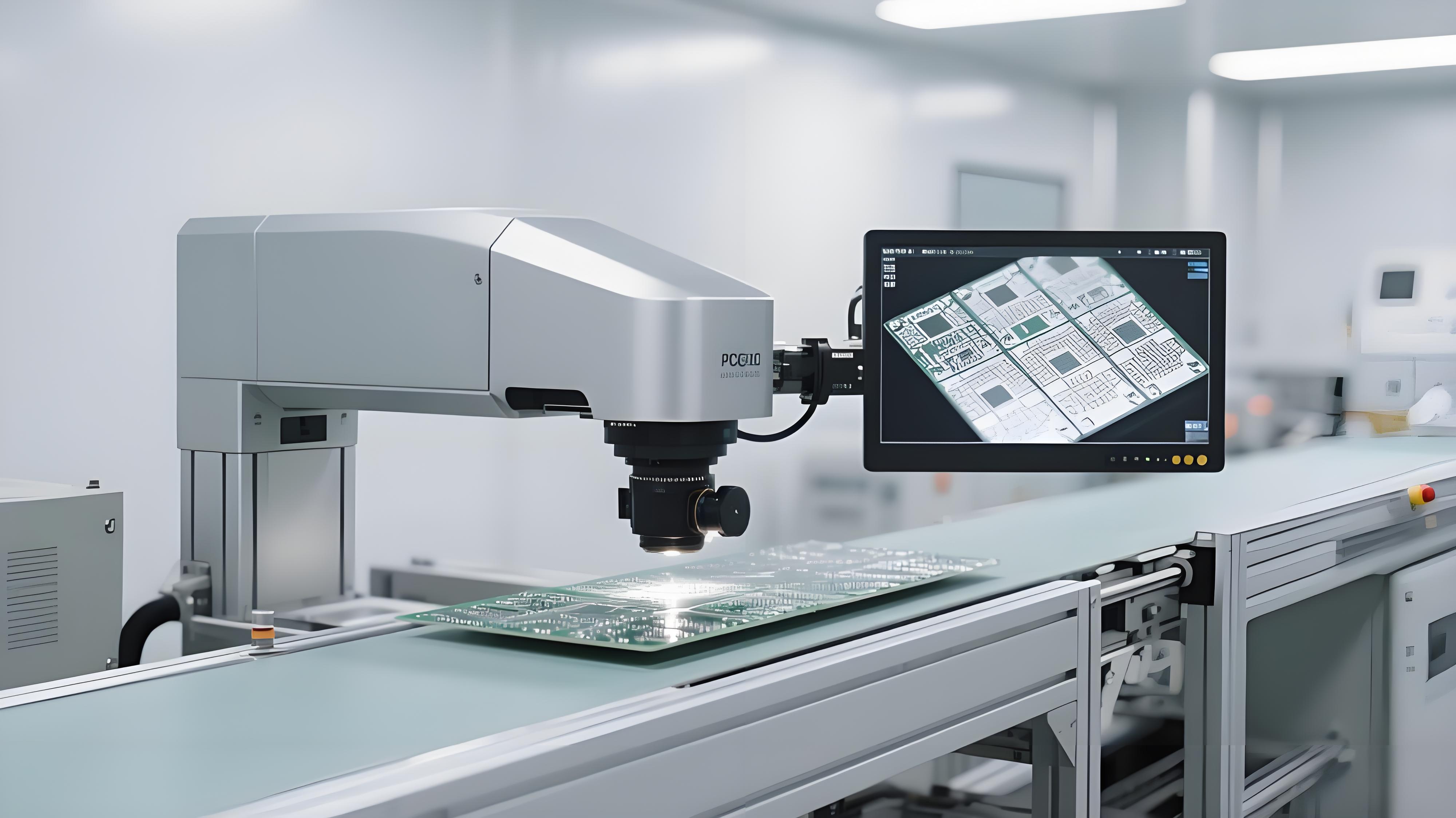 機器視覺在線檢測系統(tǒng)對沉銀板銀層質(zhì)量進(jìn)行多光譜成像檢測的場景