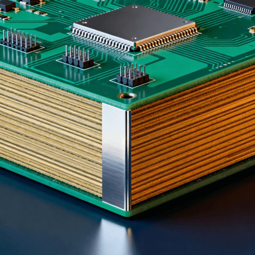 高頻電路板布局中功率與敏感電路分區(qū)及垂直隔離設計示意圖 高頻電路板布局中功率與敏感電路分區(qū)及垂直隔離設計示意圖